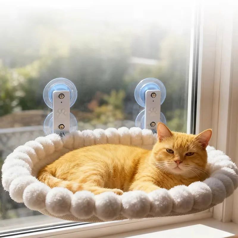 Cat Window Perch with Suction Cup Mounting