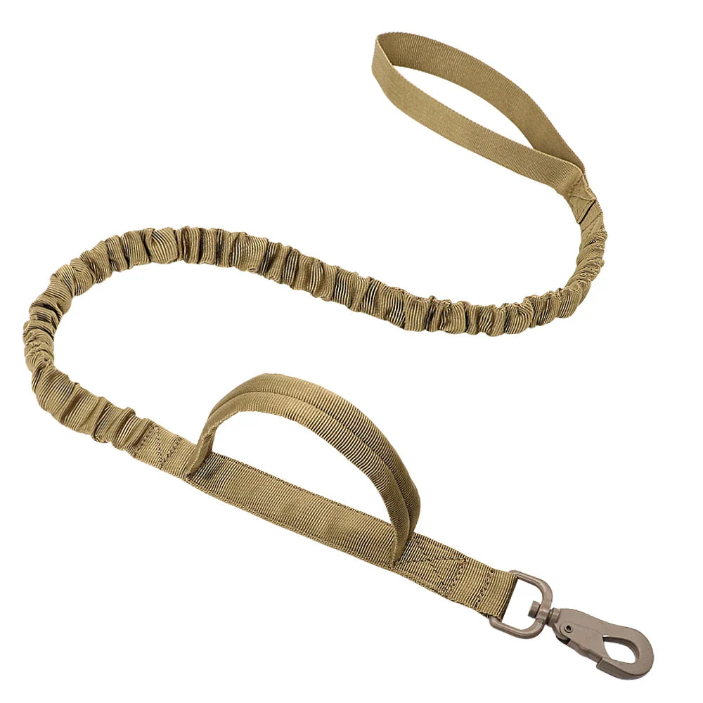 Tactical Dog Collar and Lead Set with Quick-Release Buckle