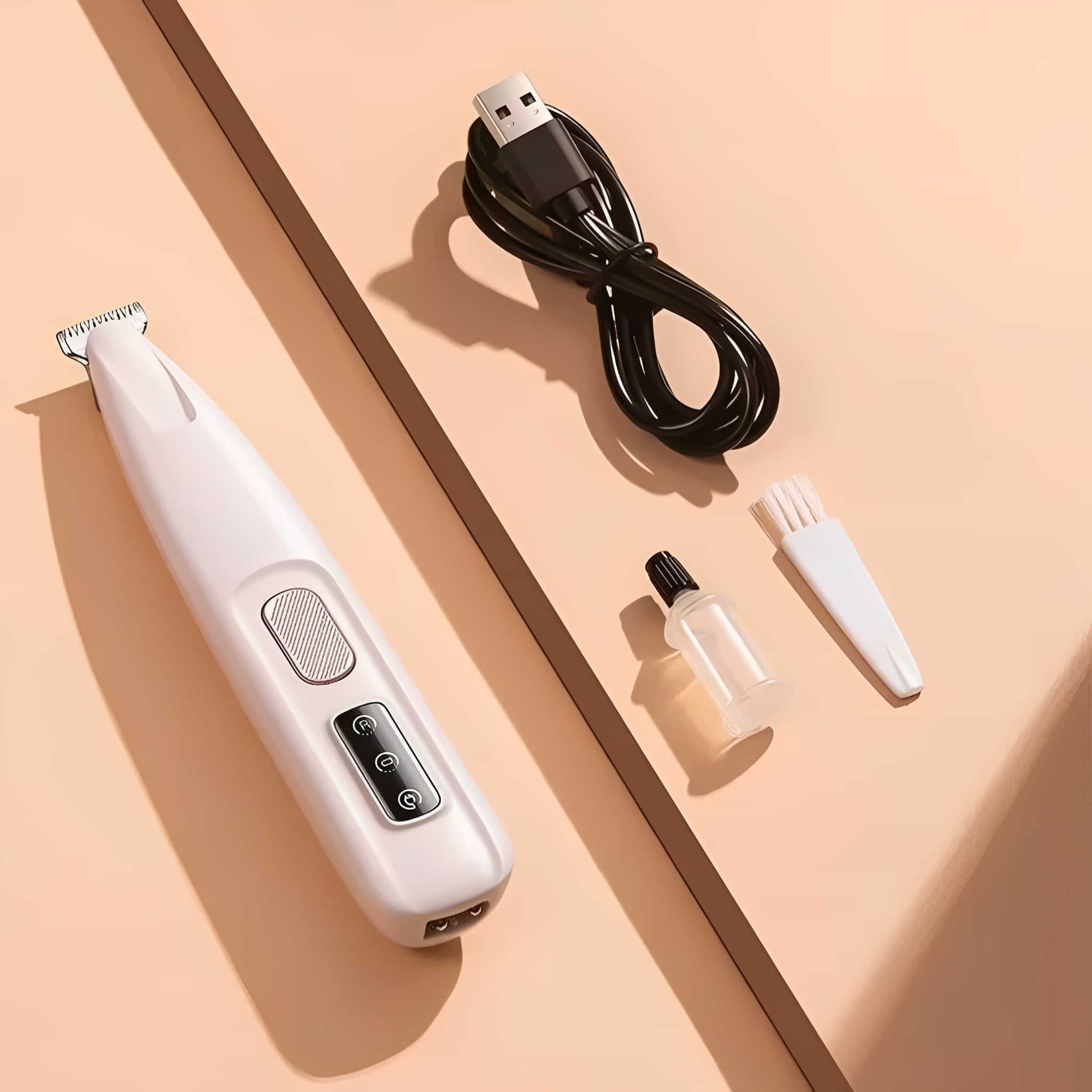 Cordless Rechargeable Pet Nail Grinder with LED Indicator