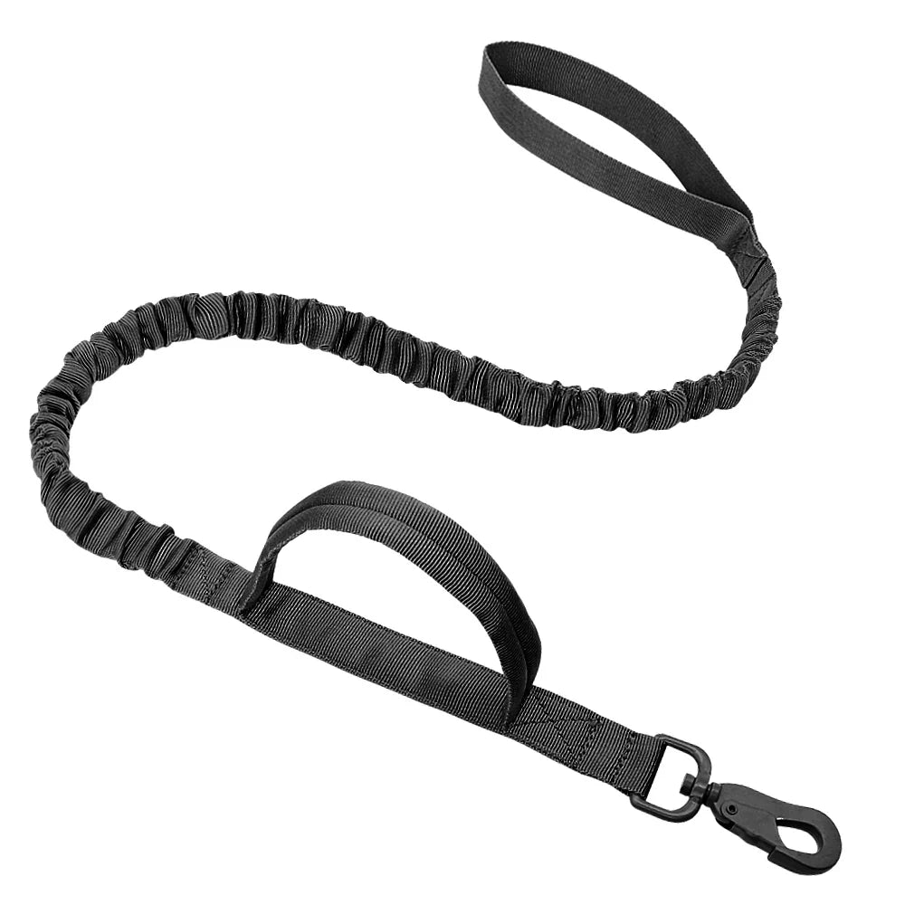 Tactical Dog Collar and Lead Set with Quick-Release Buckle
