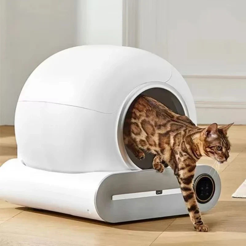 Self-Cleaning Automatic Cat Litter Box with App Control