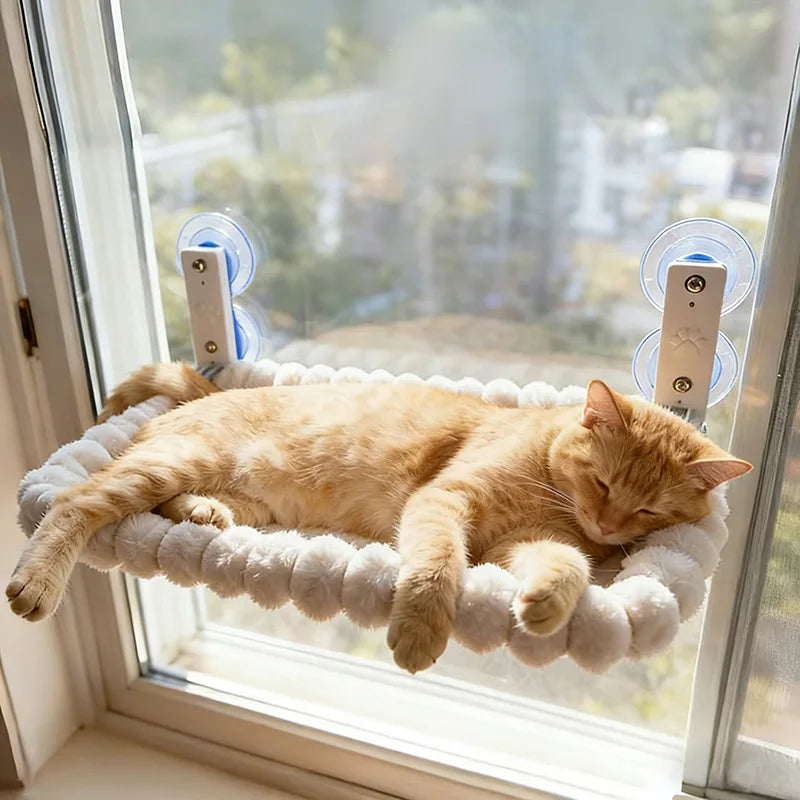 Cat Window Perch with Suction Cup Mounting