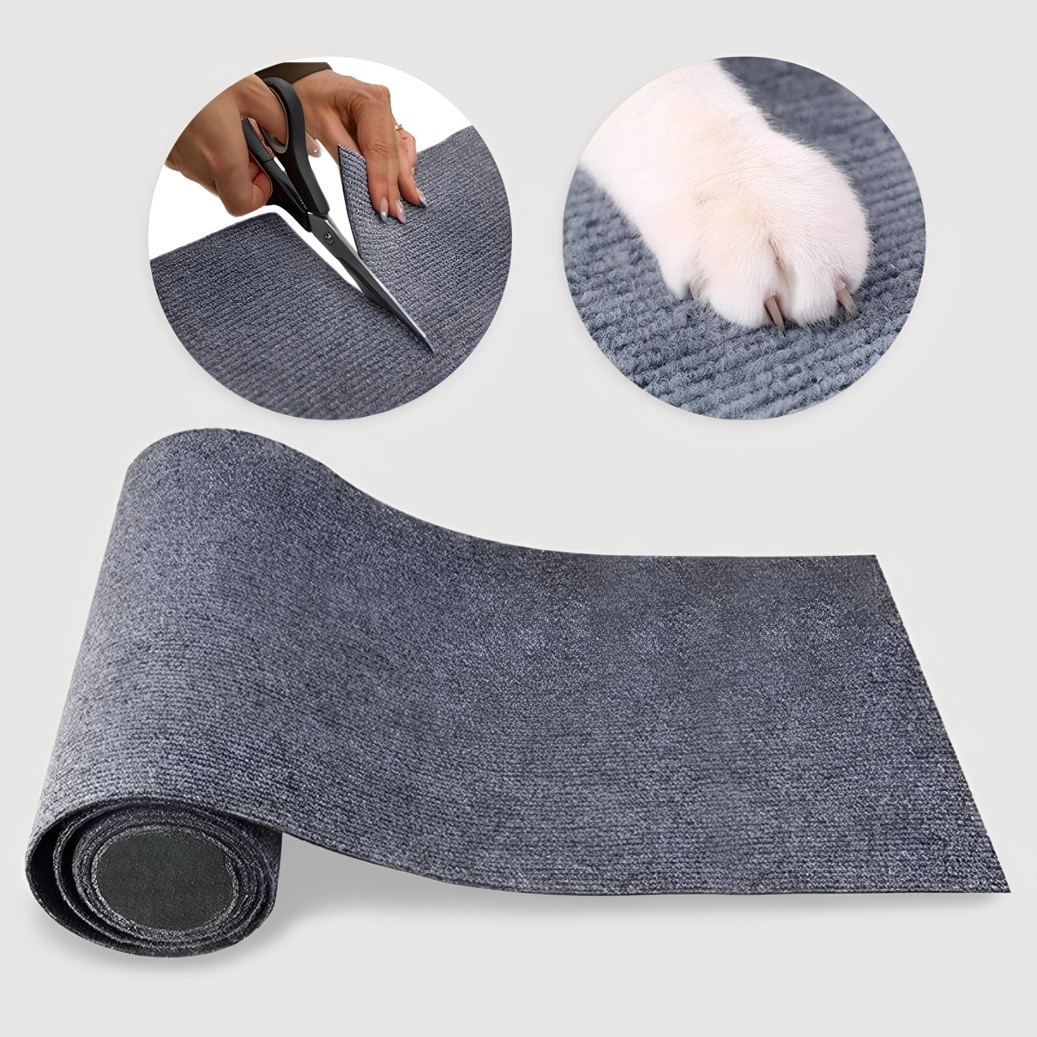 Trimmable Self-Adhesive Cat Scratching Mat