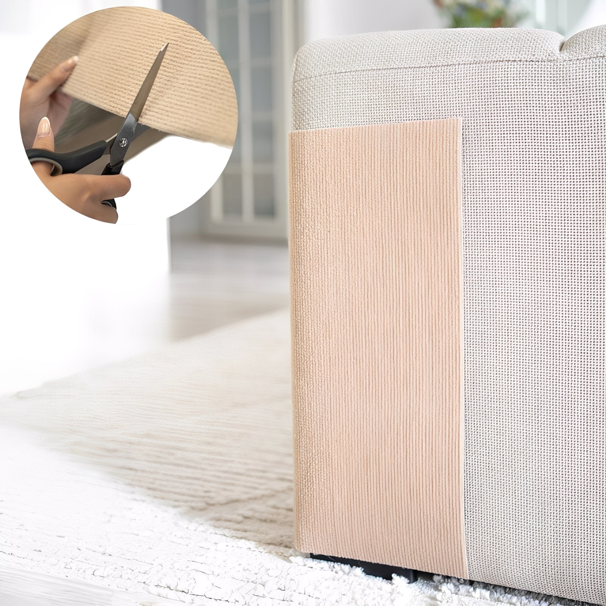 Trimmable Self-Adhesive Cat Scratching Mat